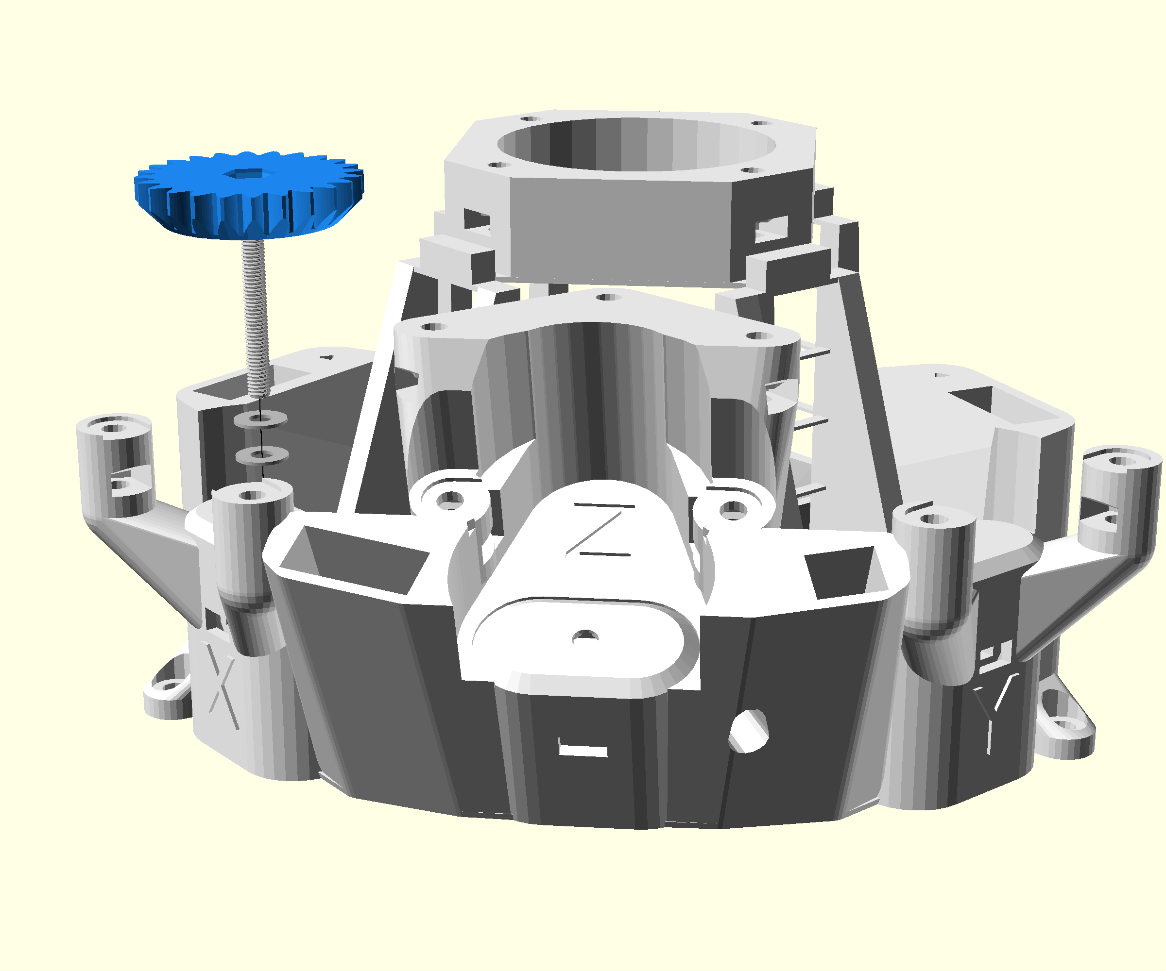 Gear attachment exploded